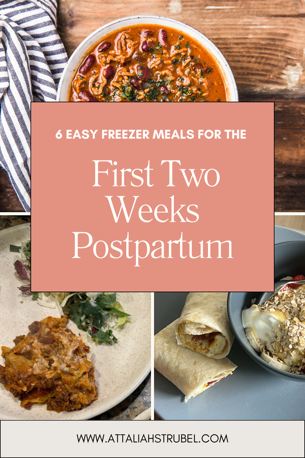 6 Easy Freezer Meals for New Moms